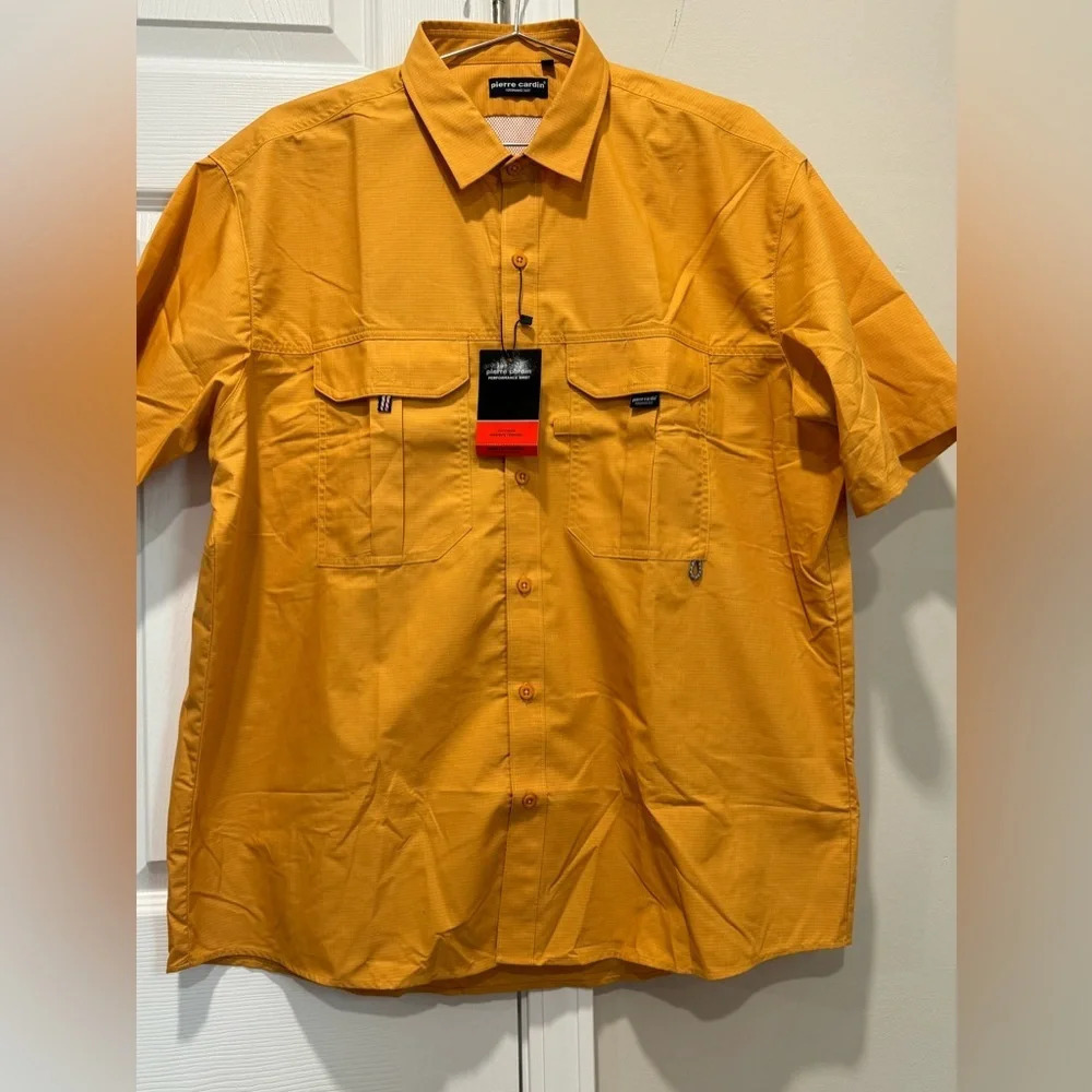PIERRE CARDIN performance short sleeves shirt Sz: 44